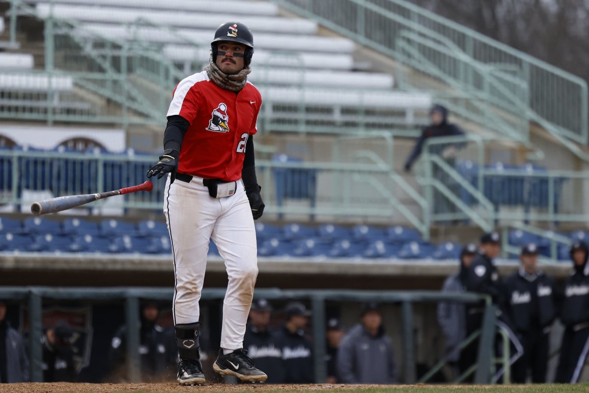 YSUBaseball's tweet photo. End 4th | PFW 11, YSU 6

After the 'Dons scored 11 runs in T3, we cut into the deficit with five runs in B4!

Eli Brown delivered an RBI single while Nathan Beckley had a two-run single during the rally!

#GoGuins🐧⚾️ https://t.co/q1cie02fhI