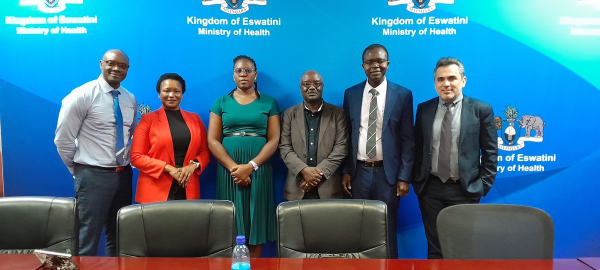 SADATEswatini's tweet photo. On 19 March 2025 the Coordinator met a WHO mission and Ministry of Health (Eswatini) to discuss the role of SADAT in promoting the WHO protocol to eliminate illicit trade in tobacco products. https://t.co/QGLx0isH4R
