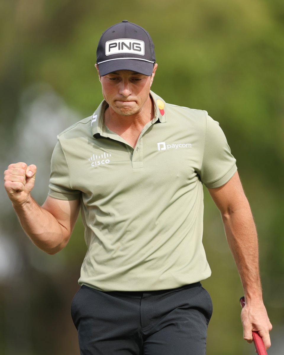 "I hit a lot of disgusting shots, but they happen to go where I look"

Det er en knallsterk kommentar når du nettopp er tilbake på toppen på PGA-touren.

Gratulerer Viktor Hovland!! ⛳️🇳🇴