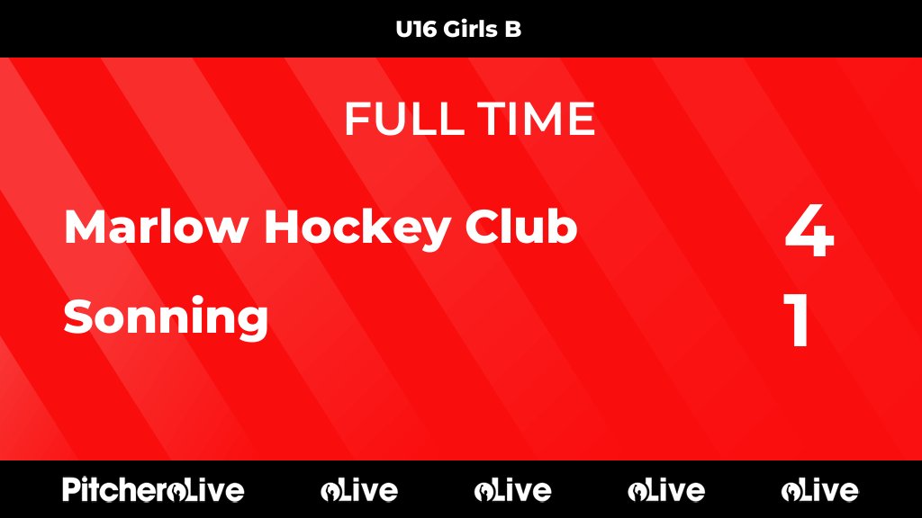 MarlowHC's tweet image. FULL TIME: Marlow Hockey Club 4 - 1 Sonning
#MARSON #Pitchero
marlowhc.co.uk/teams/150561/m…