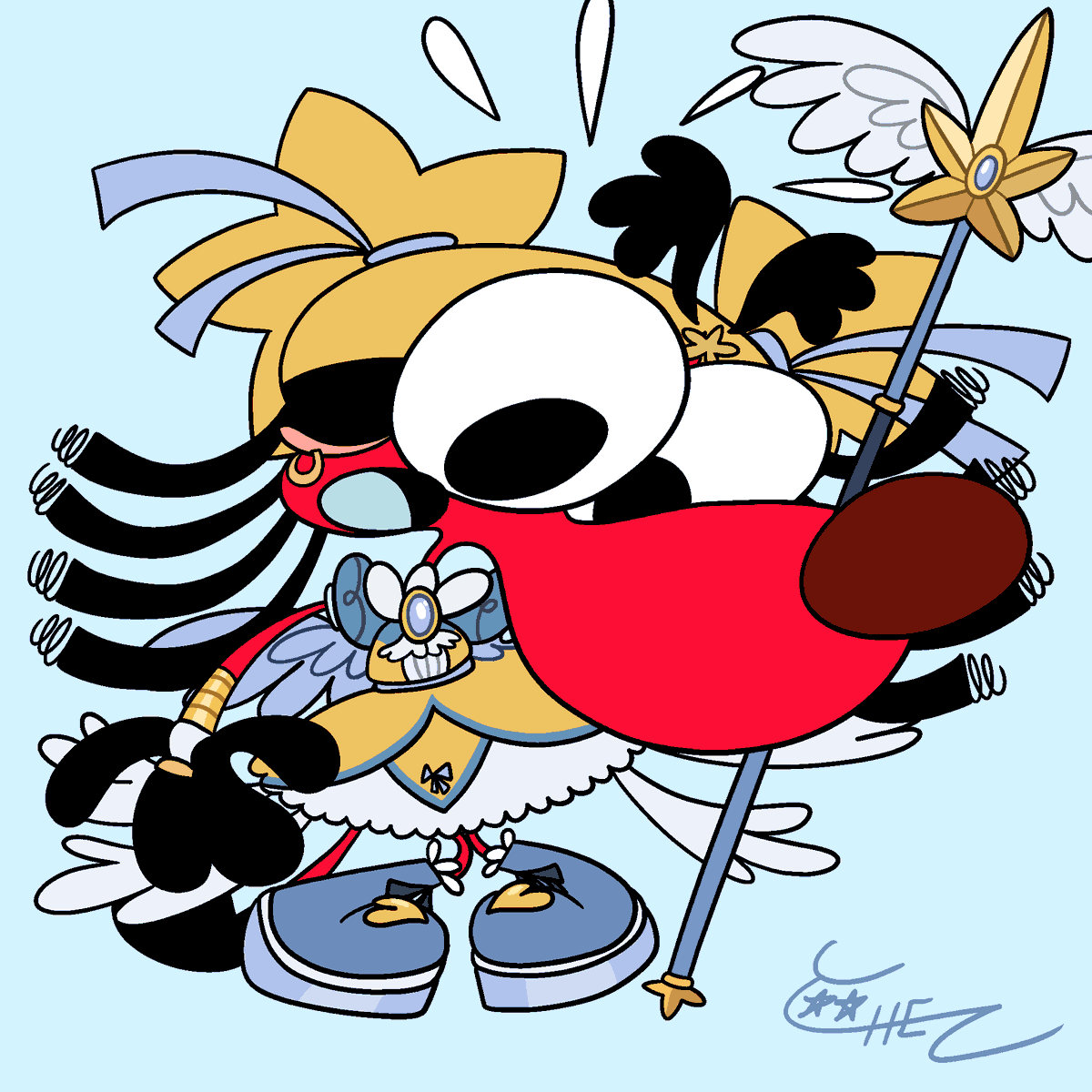 hunterfenton31's tweet image. Okay... now THIS is more ridiculous than the last one! ✨

#ChezToons #HunterFenton #Aika #Animation #prettypleaseidontwanttobeamagicalgirl #idwtbamg #idwtbamgfanart #idontwanttobeamagicalgirl #MagicalGirl #FanArt #Crossover #CrossoverArt #CrossoverDrawings #Anime