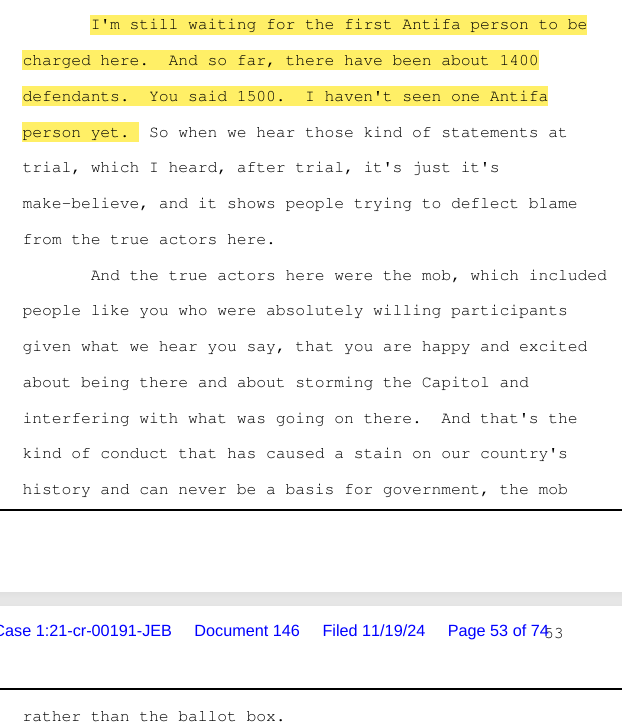 julie_kelly2's tweet photo. A year later--Boasberg mocked Zink and others for never producing evidence of Antifa presence--even though police are on body cams talking about looking for Antifa and Antifa-clad individuals also are on video outside the Capitol.

Boasberg sure likes defending suspected terrorists...
