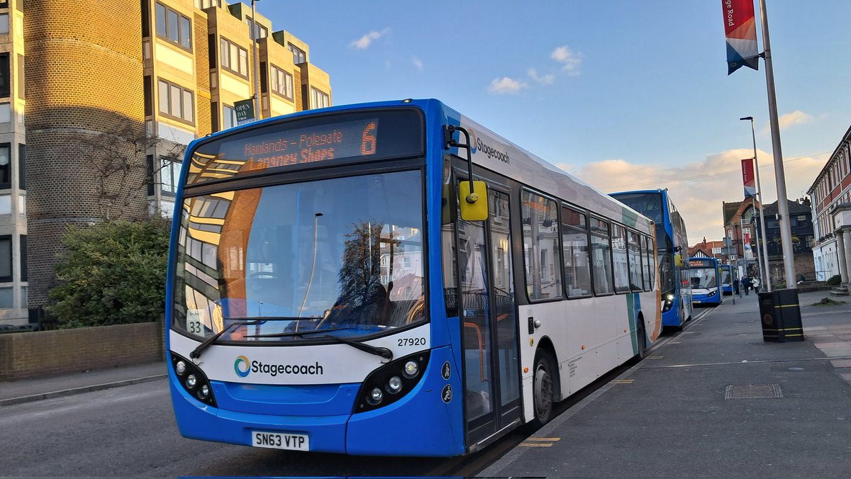 Here is 27920 sat at Eastbourne Town Centre waiting to start a 6 last Saturday