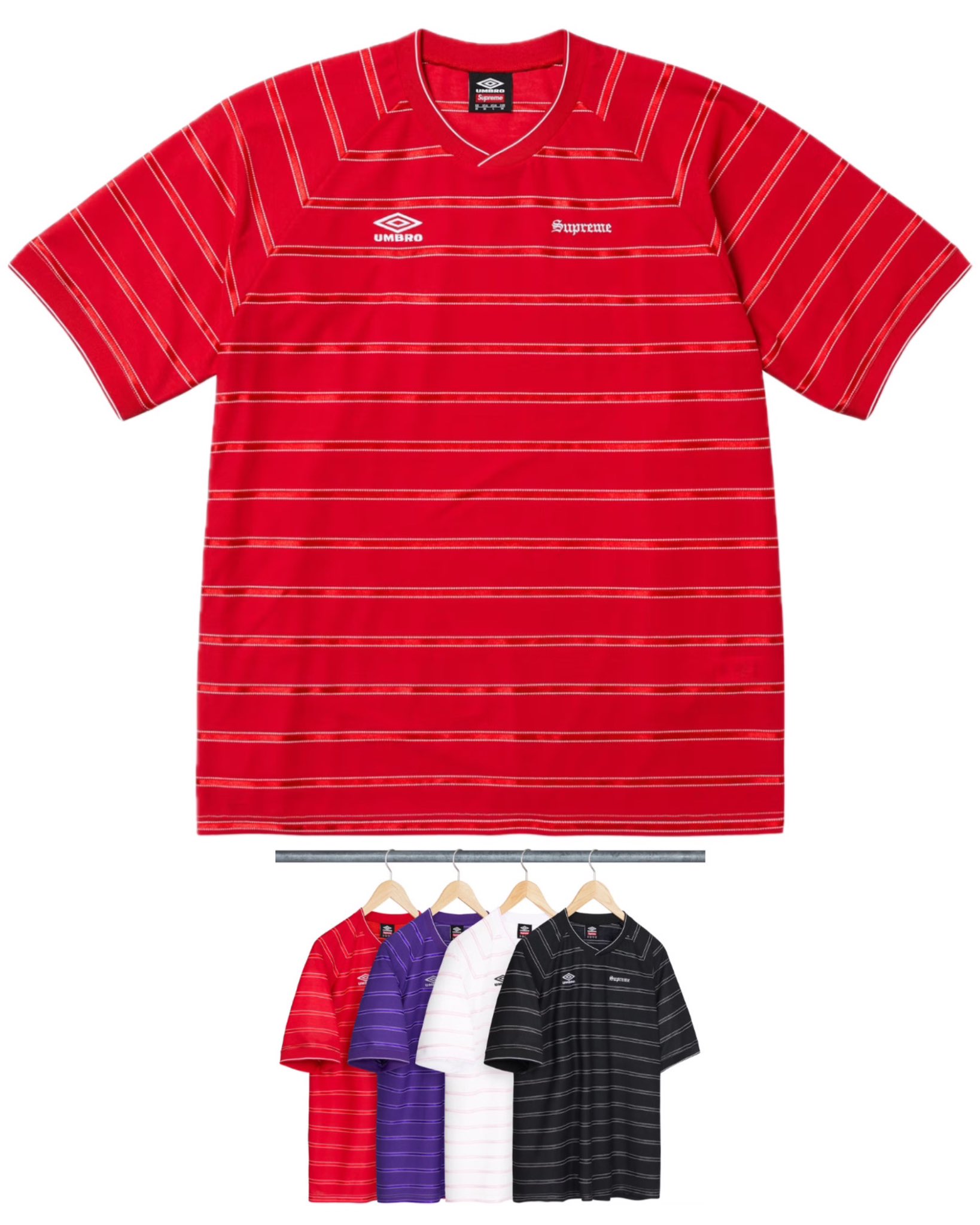 Supreme Umbro Soccer Jersey (SS22) - $110
