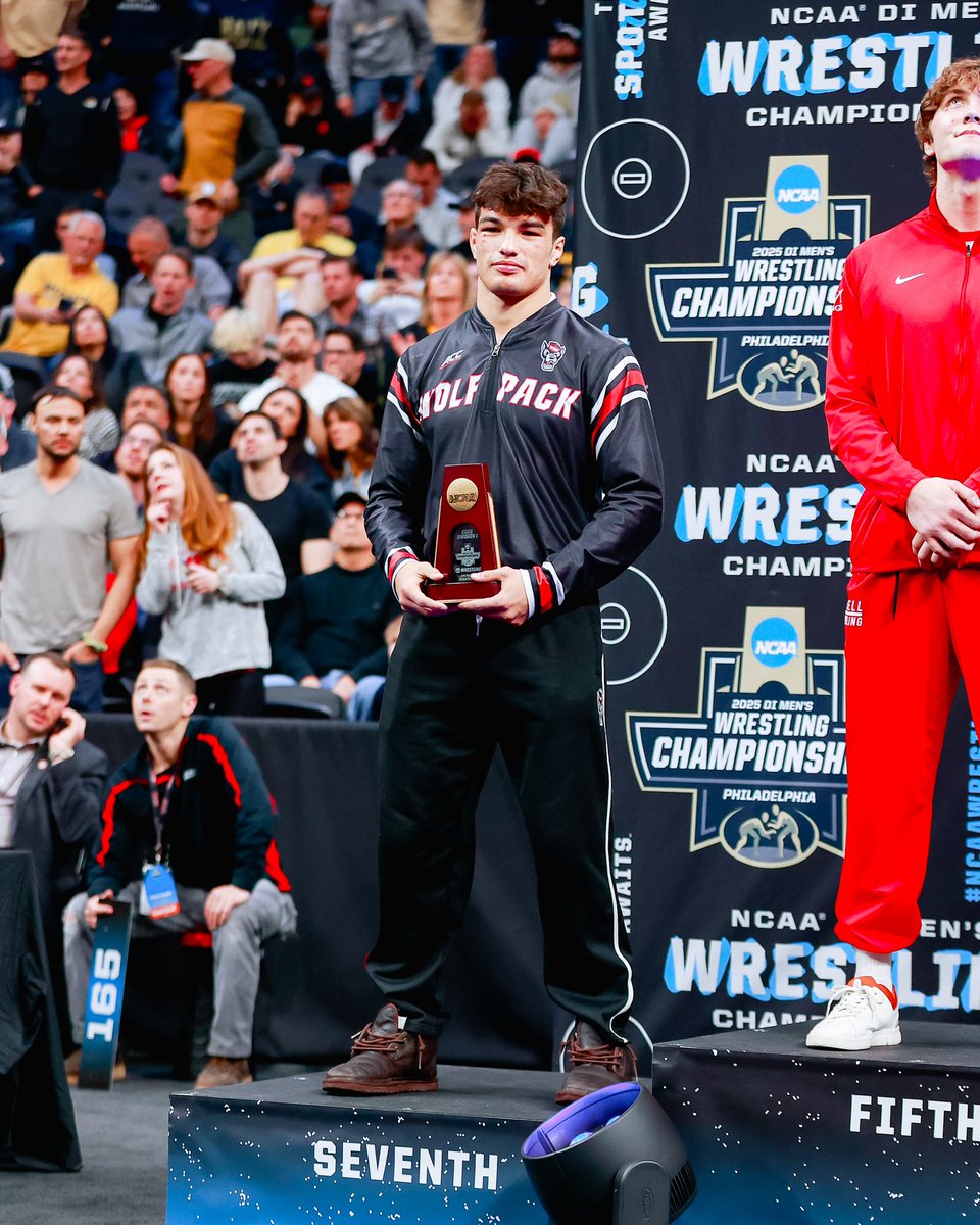 Gutted it out. 🙂‍↕️

These two guys fought their way through the backside of the bracket after facing a loss in the toughest tournament there is. They truly displayed their determination to become an All-American. 

#PackMentality