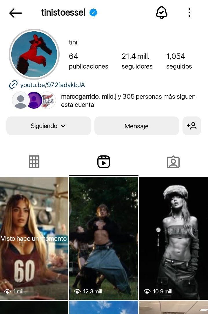 PopCulturetini's tweet photo. El IMPACTO de Tini Stoessel alado de emilia es enorme solo en minutos su adelanto llegó al millón https://t.co/oPLl8S1xas