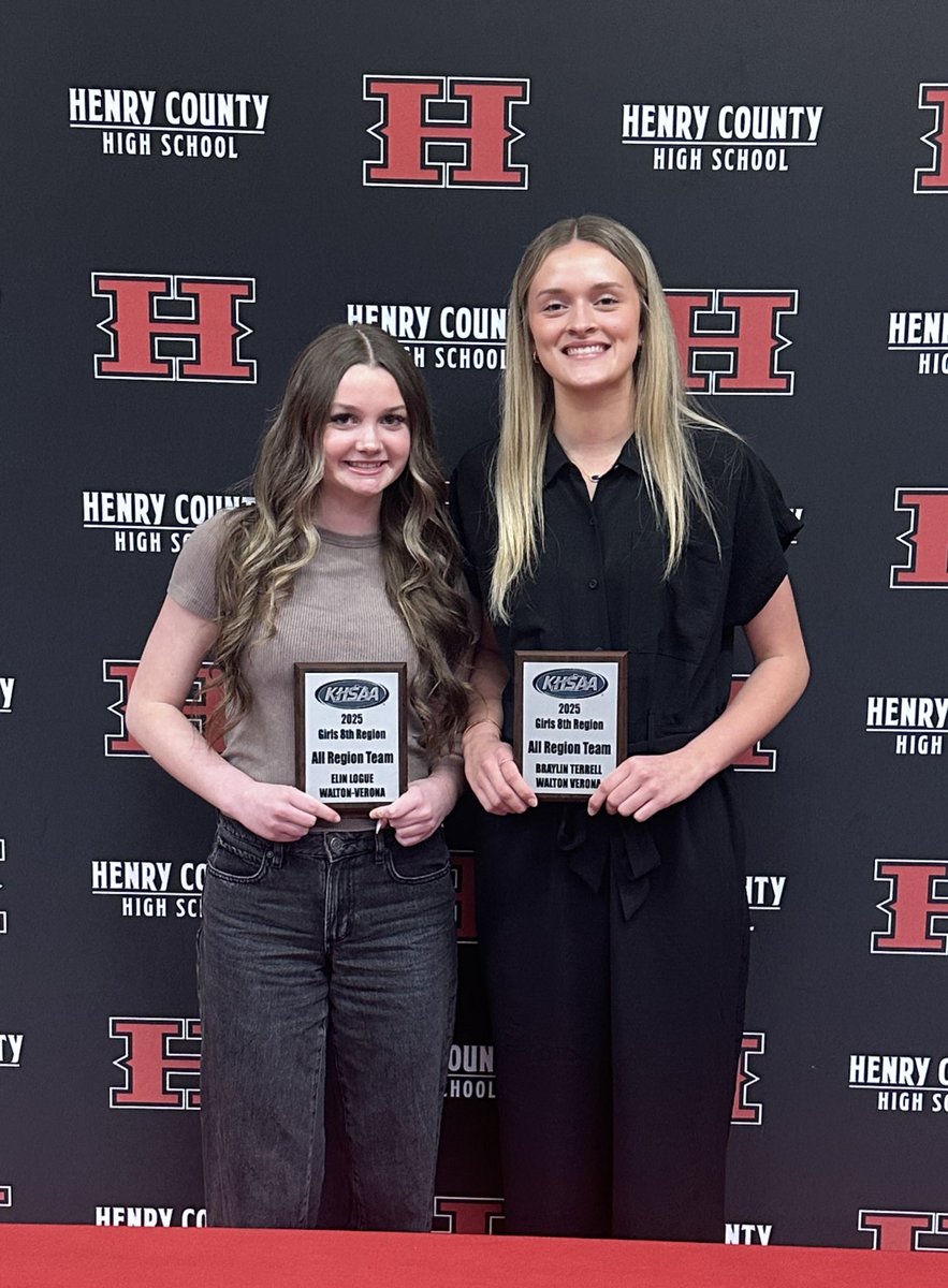 Congratulations to E and Bray for being recognized as members of the All 8th Region team today!