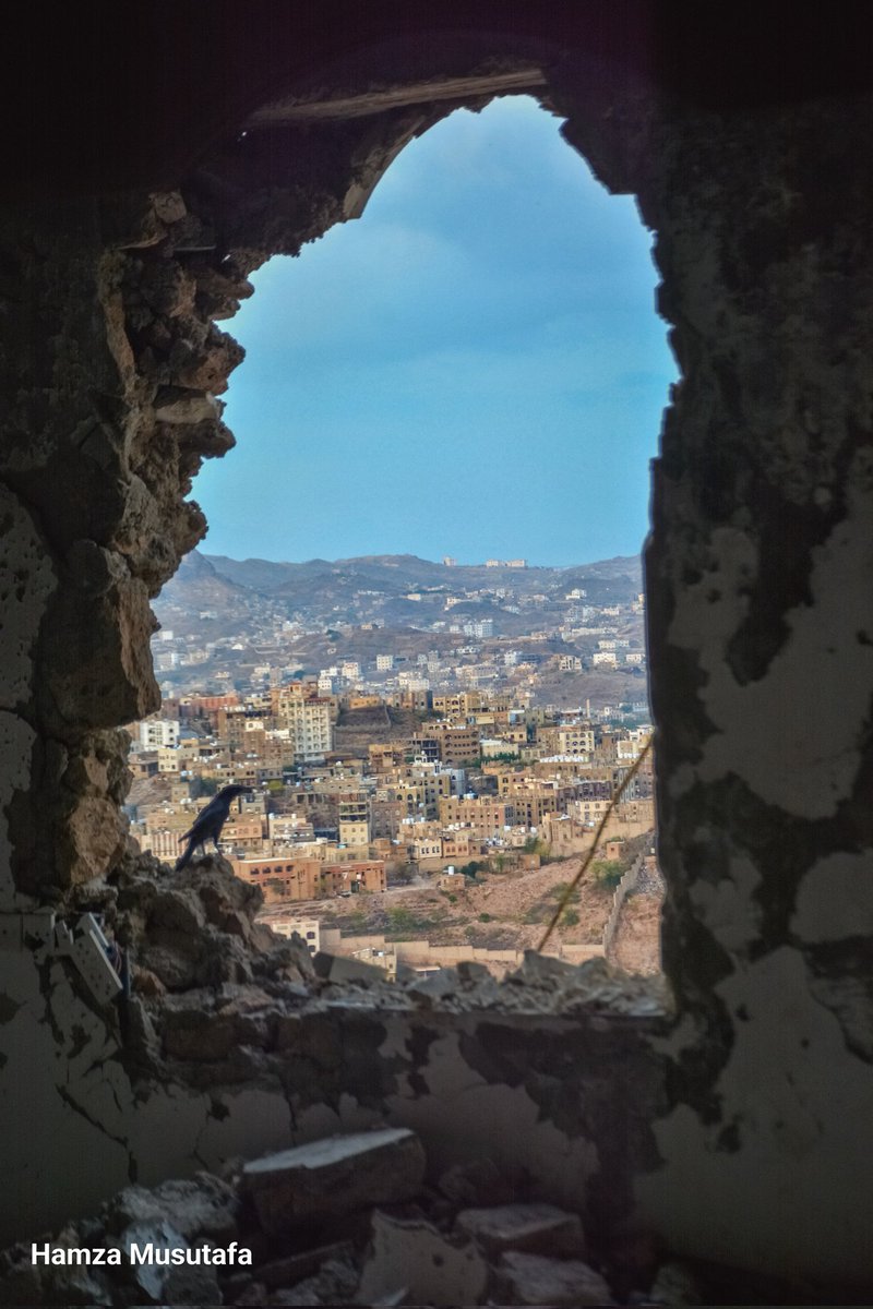 يعيد الخراب الذي صنعته مليشيا الحوثي تذكيرنا بأولوية استكمال معركتنا ، من فتحة صغيرة كهذه نشاهد مدينة مطوقة بالألغام والمليشيا، مدينة لم تركع ولن تقبل بقاء هذا الإرهاب واستمراره في خنقها.

*تصويري يوم امس #تعز