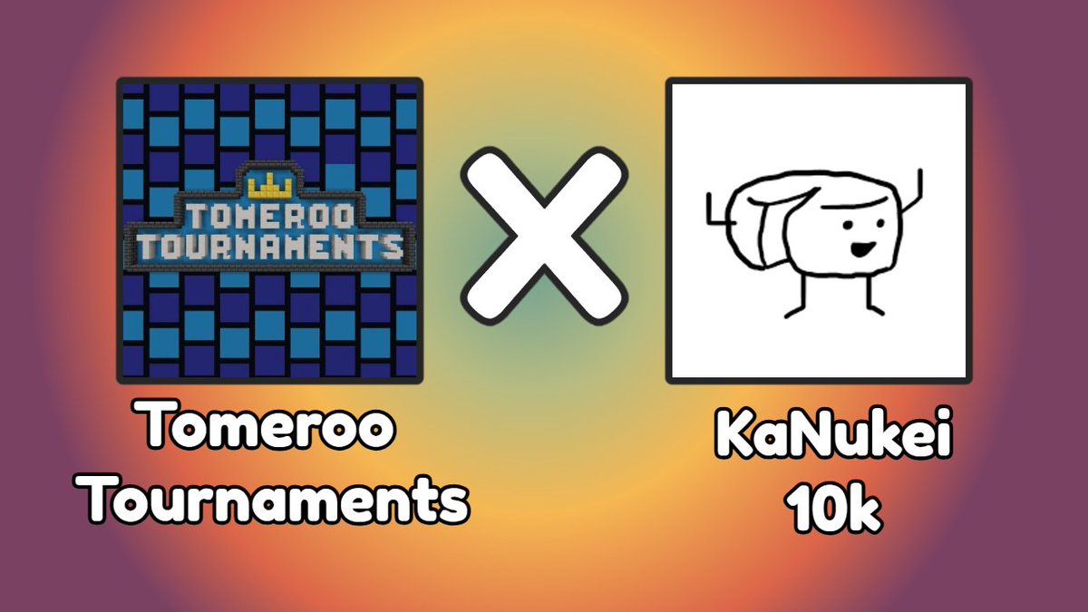 KaNukei (@knukei) on Twitter photo To celebrate hitting 10,000 SUBSCRIBERS ON YOUTUBE, I've partnered with <a href="/TomerooTourneys/">Tomeroo Tournaments</a> to bring you the event's very first gamenight!
<a href="/TomerooTourneys/">Tomeroo Tournaments</a> x <a href="/KNukei/">KaNukei</a> will be hosted on April 5th at 12:00PM EST!!! Teams announcements will be soon! To celebrate hitting 10,000 SUBSCRIBERS ON YOUTUBE, I've partnered with <a href="/TomerooTourneys/">Tomeroo Tournaments</a> to bring you the event's very first gamenight!
<a href="/TomerooTourneys/">Tomeroo Tournaments</a> x <a href="/KNukei/">KaNukei</a> will be hosted on April 5th at 12:00PM EST!!! Teams announcements will be soon!