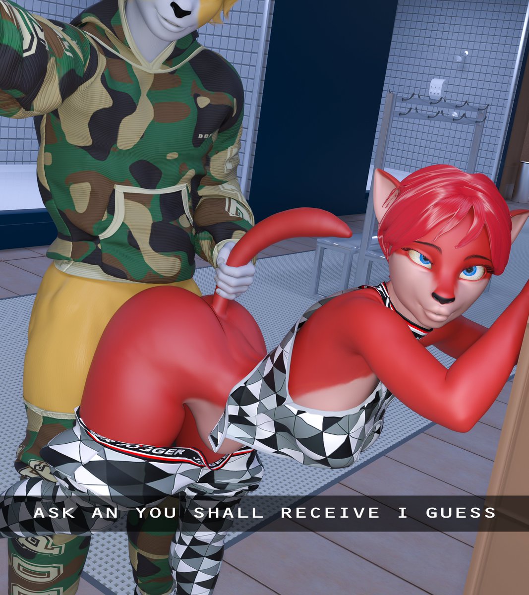 _BUSTIN_'s tweet photo. Locker Room shenanigans (Repost)
#3DCG #nsfw #furry #oc https://t.co/kX3MQ4ub42