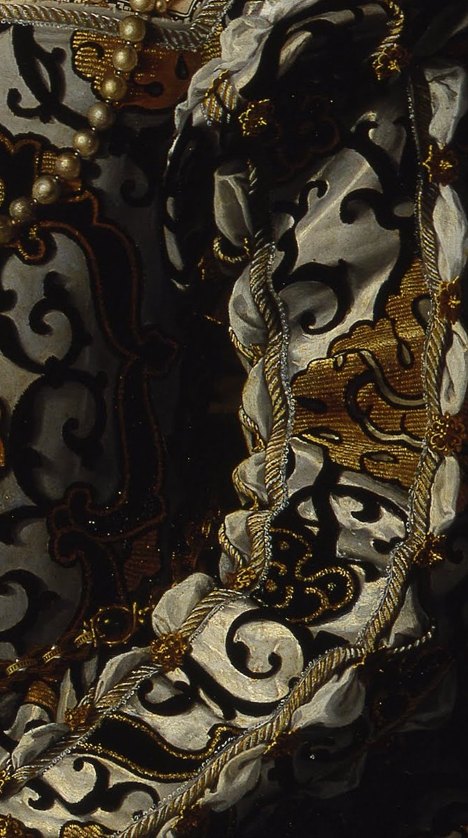 ¿De qué planeta viniste, Bronzino? 🫢.

Me deja alucinada siempre el retrato de Leonor de Toledo y su pequeño Juan (Giovanni), uno de los once hijos que tuvo con Cosme I de Médicis. 

Una de las cimas del retrato del s. XVI, obra de Agnolo di Cosimo, Bronzino (1545).