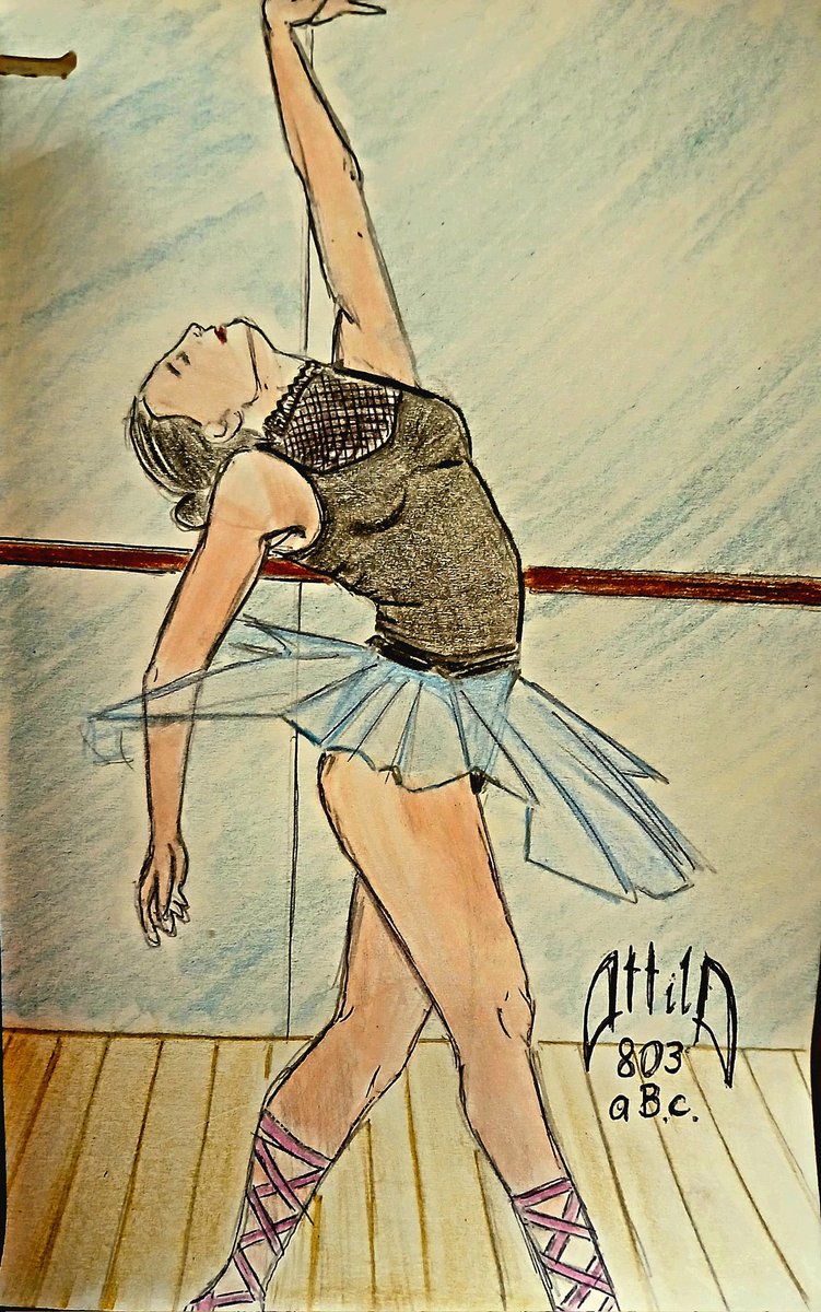 ascarpulla's tweet photo. Ballerina classica #ritratto #disegno #disegnoamatita #matitecolorate #kohinoor #quadernodeglischizzi
Ballet dancer #portrait #drawing #pencildrawing #coloredpencils #kohinoorstudio #sketchbook https://t.co/fXdiRnEiXy