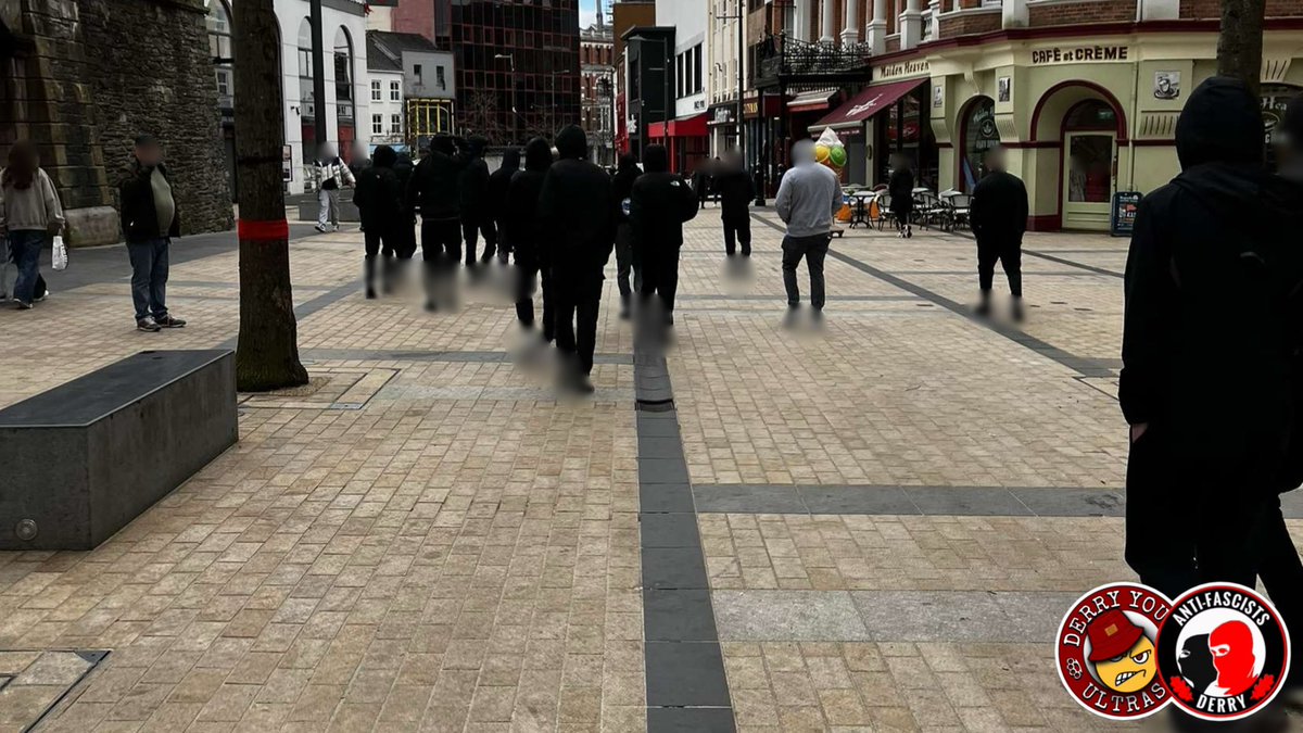 Earlier today, after getting word of a potential small fascist gathering in Derry, Derry Youth mobilised with other Anti-Fascists in the city in order to oppose their poisonous ideology. It is not just our duty to be Anti-Fascist on the terraces but in our homes and on our