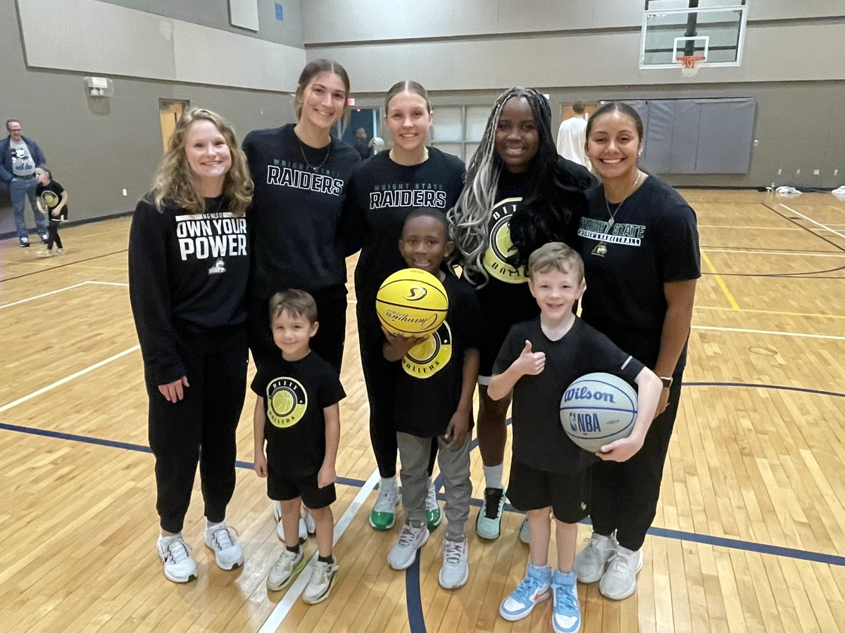 We had a great time volunteering at the Bitty Ballers Preschool Clinic today 🏀 Thank you Bri Kreider for having us!

#RaiderUp | #RaiderFamily
