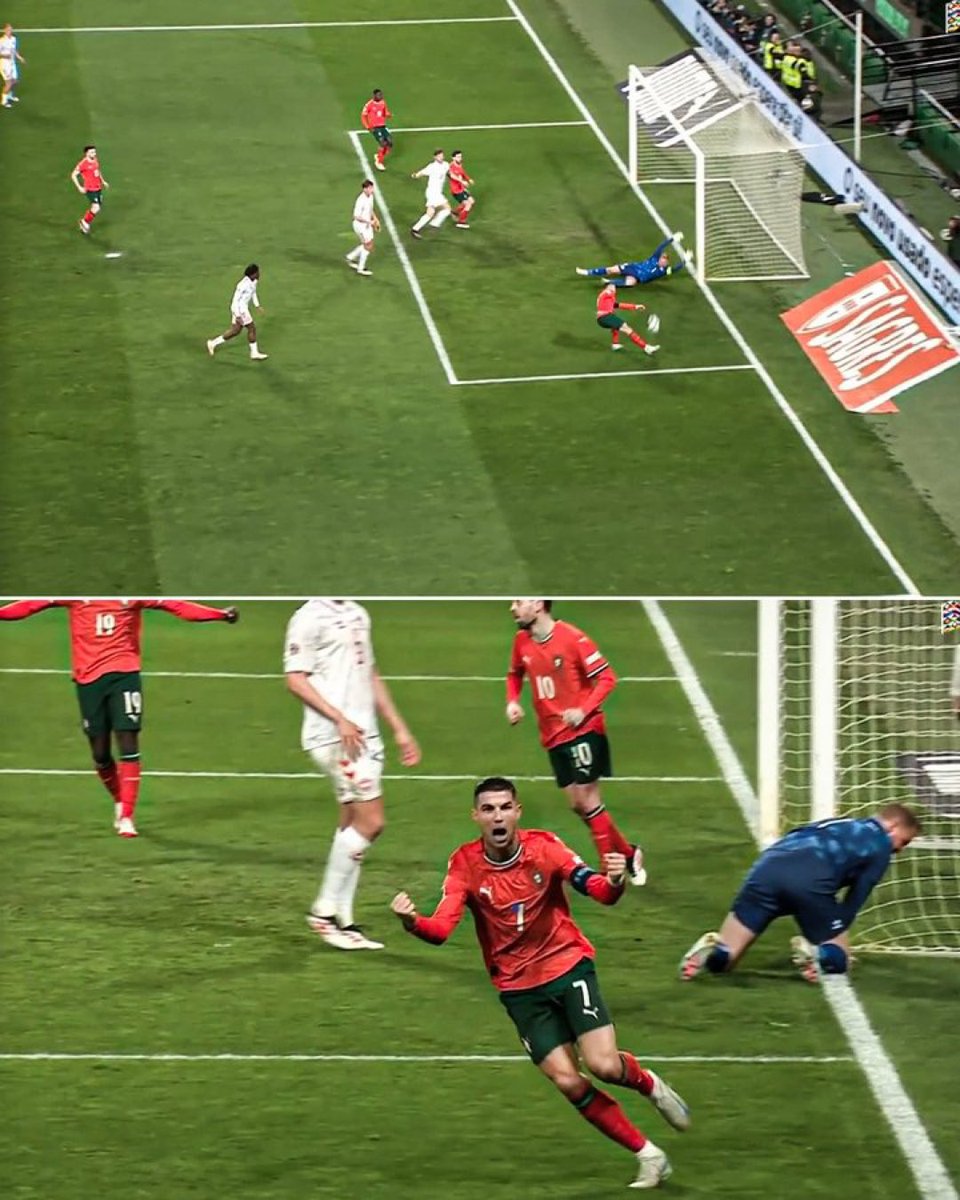 Cristiano Ronaldo never give up. 💪🏻