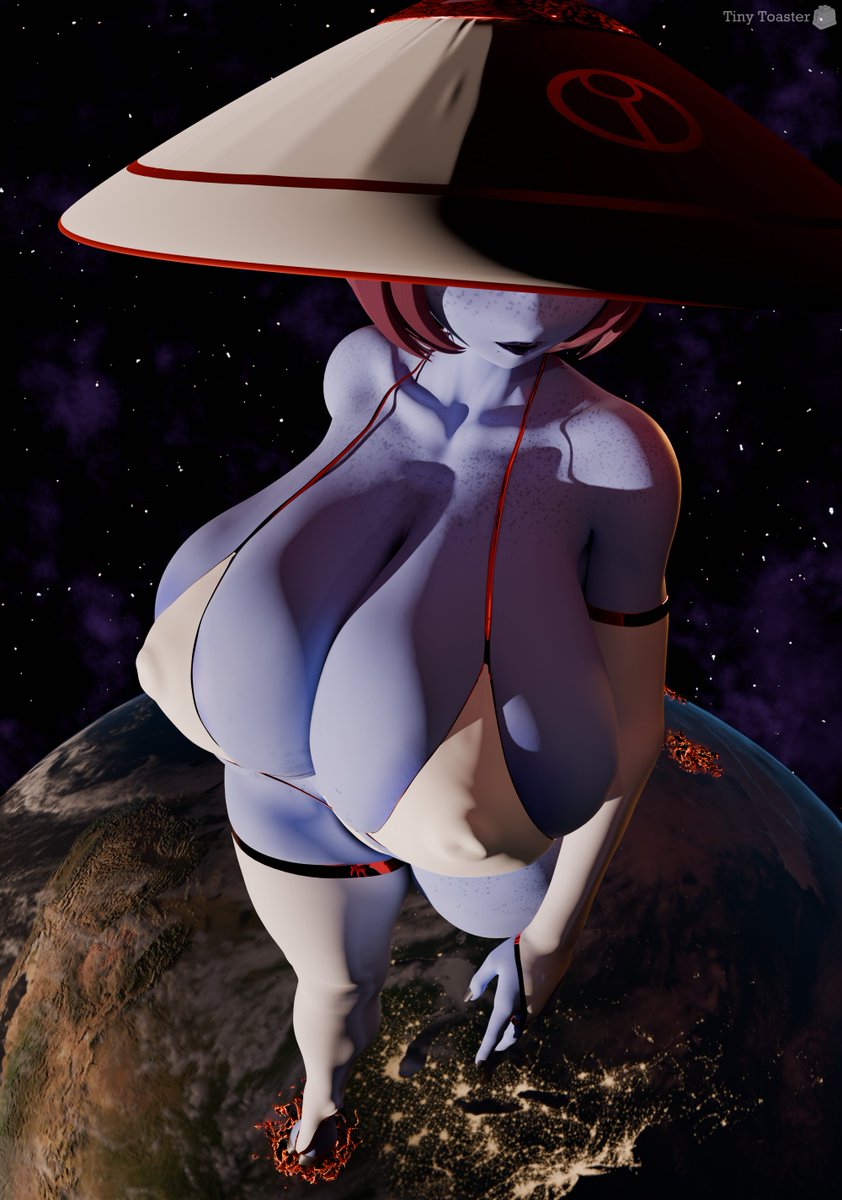 Because I had an incredibly hard time deciding between a wide angle and a narrow angle render, you can have both!

Pick whichever you prefer, the T'au Giantess is equally as big!

T'au model by: <a href="/BySamzan/">BySamzan ム |</a>

T'au design by: <a href="/Tonka_Kryga/">Tonka</a>