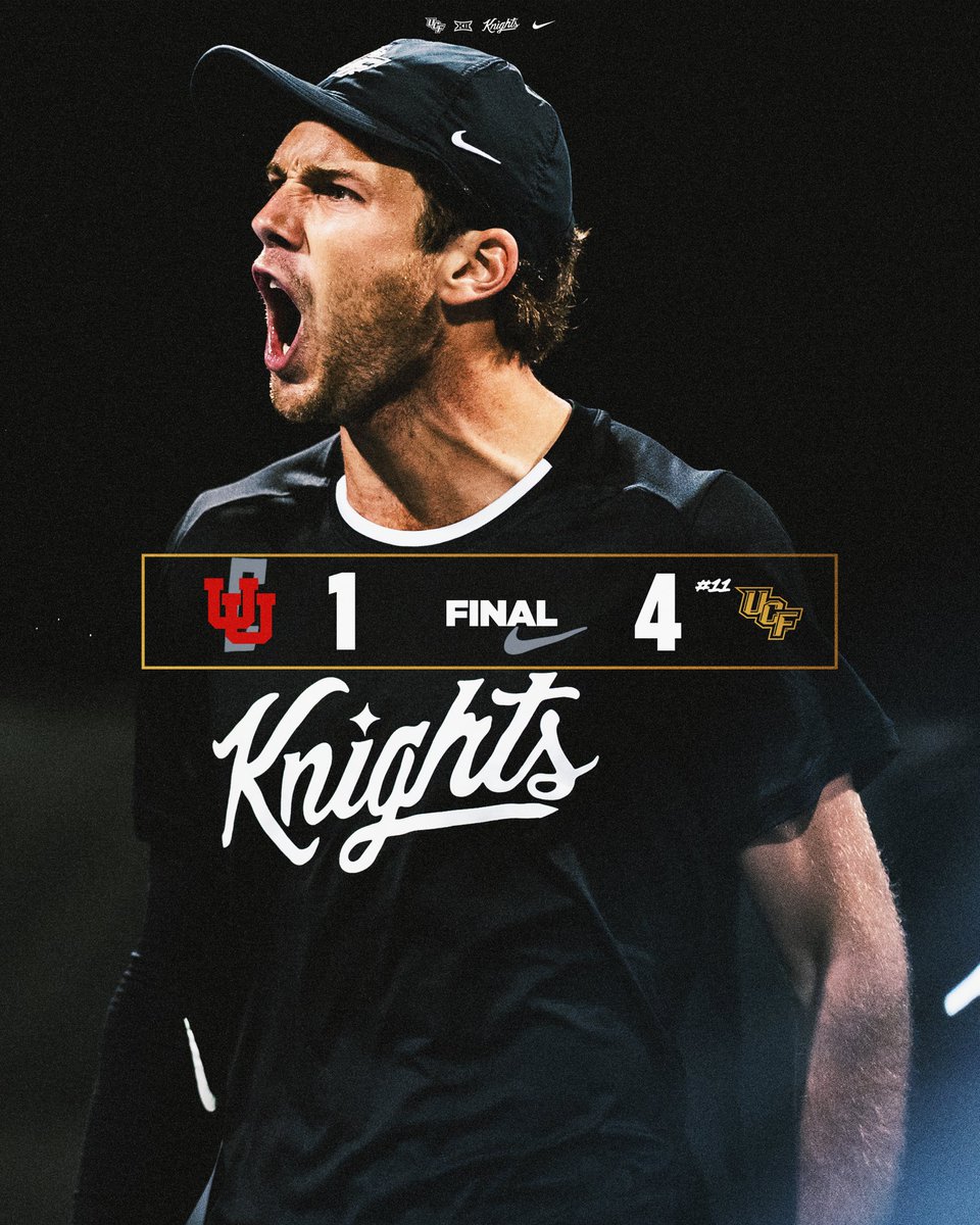 UCF_MTennis's tweet image. ⚔️ KNIGHTS WIN ⚔️

Coming back to Orlando with a DUB 🫡