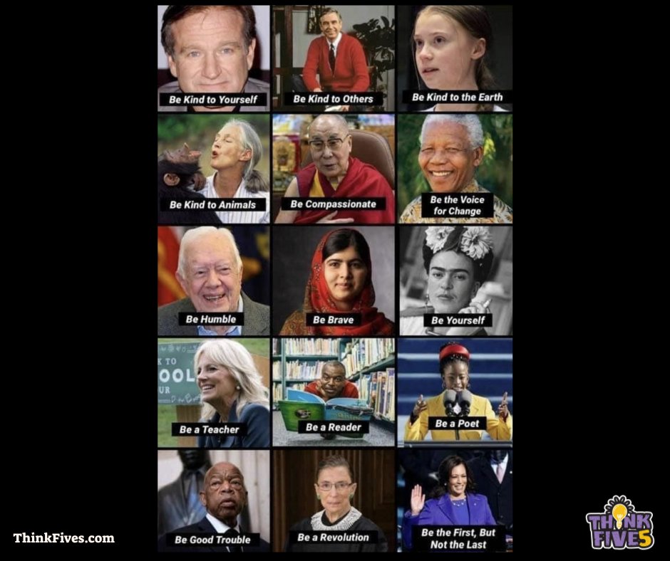 ThinkFives's tweet photo. ๐ Inspiring figures, timeless lessons! ๐
Teachers, letโs remind our students to be kind, be brave, be themselves, and be the change. ๐ก๐ Who inspires you the most?
#Education #Teachers #BeTheChange #Inspiration #K12 #EdCommunity https://t.co/ucapiadlb2