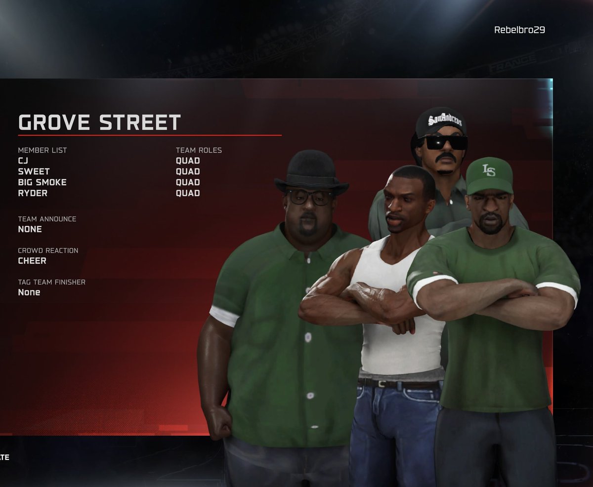 Aw yeah! #GroveSt4Life #WWE2K25 #GTA