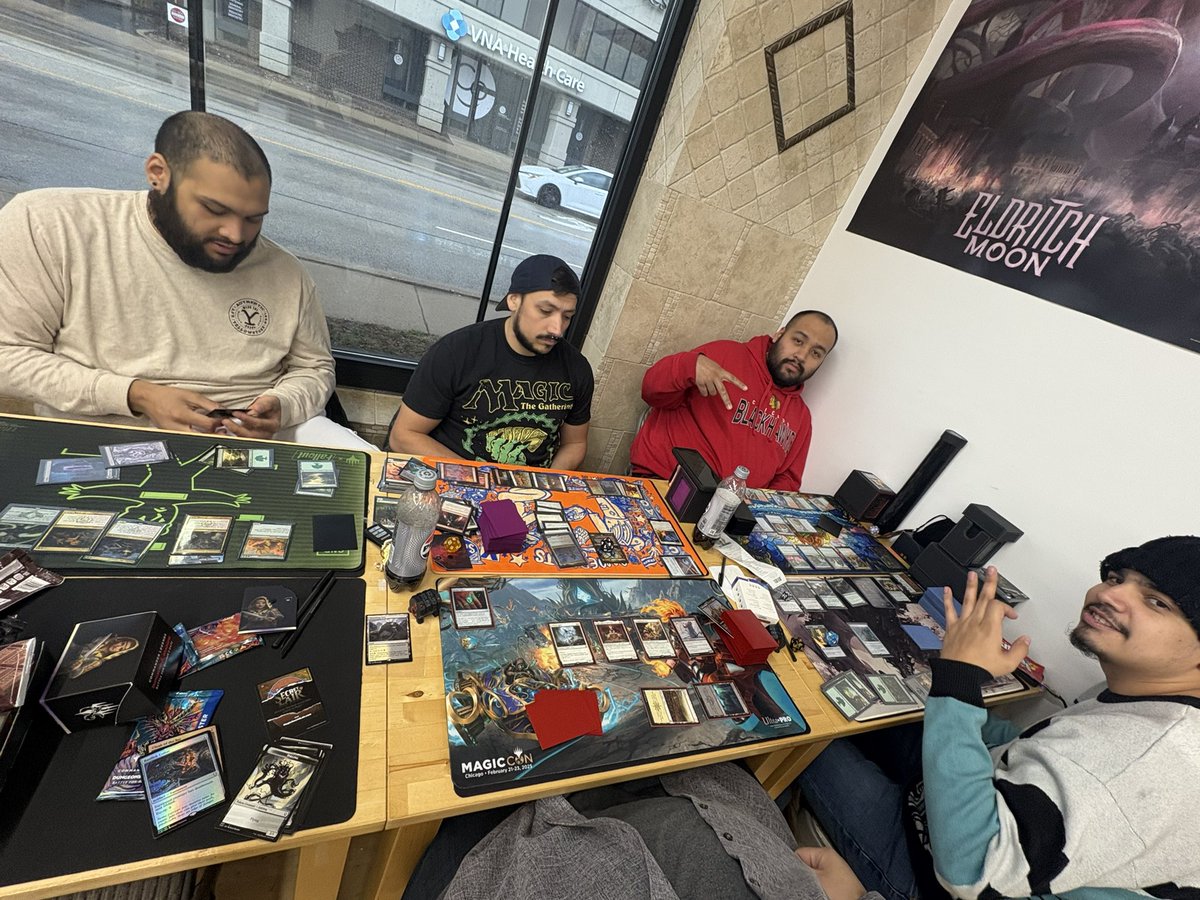 MTGOntheStack's tweet photo. 5-person commander can definitely drag sometimes 😅 https://t.co/pxMesgJYiL