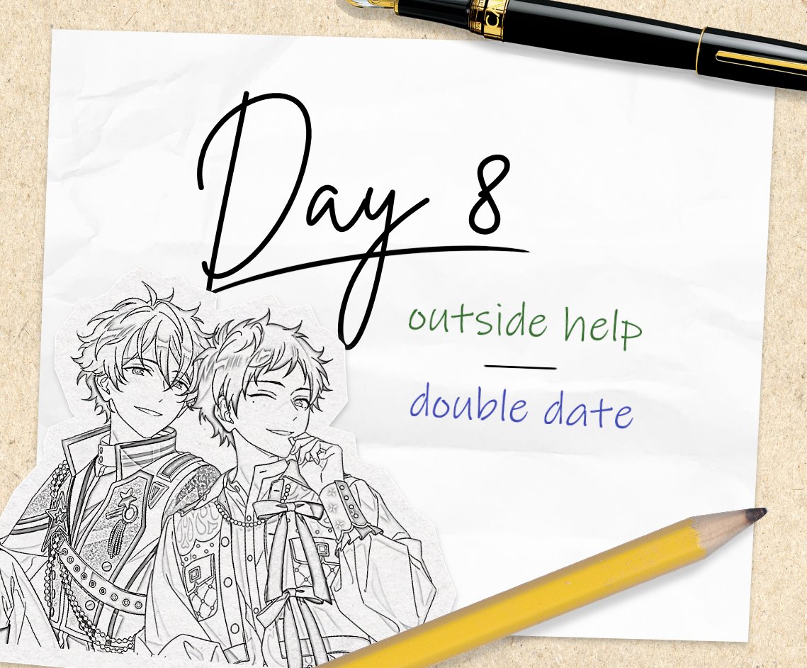 And today is the bonus day for the week: "outside help" and "double date"! It's been a blast seeing everyone's works, so we hope you've enjoyed yourselves too (⁠｡⁠•̀⁠ᴗ⁠-⁠)⁠✧
#mdyzweek2025 #midoyuzu #みどゆづ