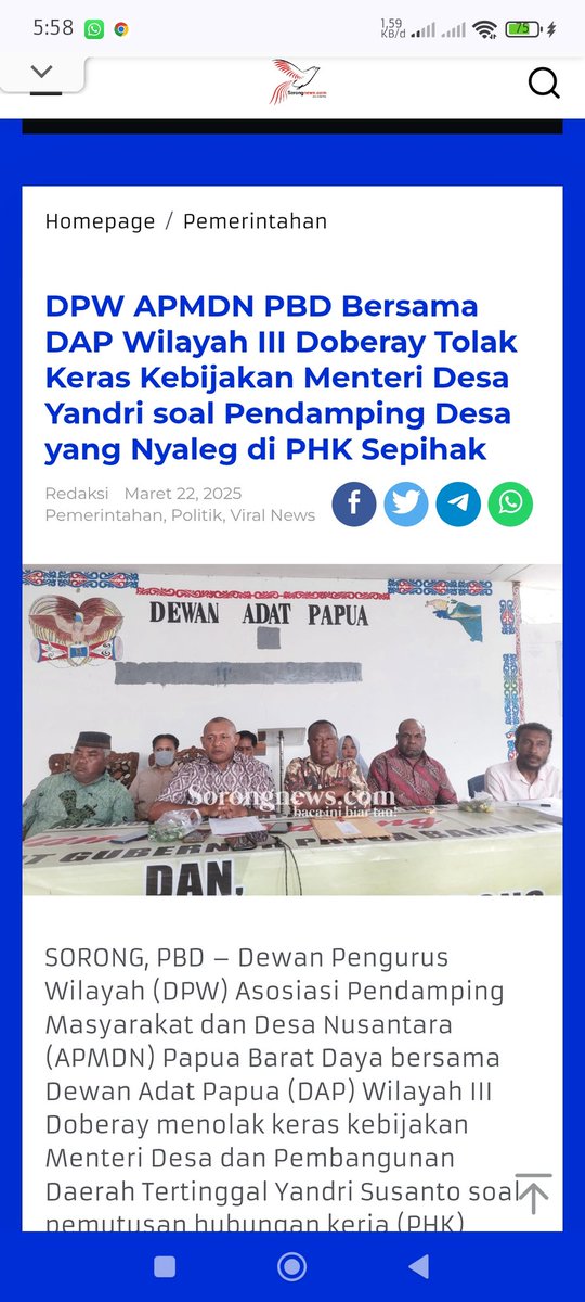 BLTDD = program pengentasan kemiskinan ekstrim di Desa. Kategori penerima BLTDD adalah keluarga yang kehilangan mata pencaharian. Kemendesa telah menambah jumlah kemiskinan ekstrim dg PHK

#1040PendampingDesaDiPHKKemendesa
#1040PendampingDesaTidakDibayarGaji
<a href="/prabowo/">Prabowo Subianto</a>
<a href="/Gerindra/">Partai Gerindra</a>