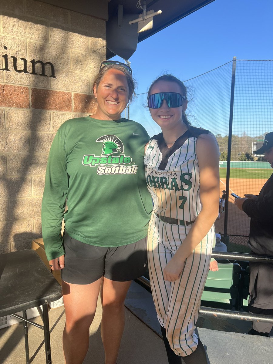 Huge thanks to my favorite Coaches <a href="/HawkinsChawkins/">Upstate Softball</a>, <a href="/PACKUPSTATE/">bryan pack</a>, and  <a href="/Coach_TMeds/">Tonya Medders</a> for an awesome camp this weekend! I always appreciate the opportunity to learn from you all and enjoy our conversations—Your feedback means a lot, and I’m looking forward to the next one! 💚🖤💚