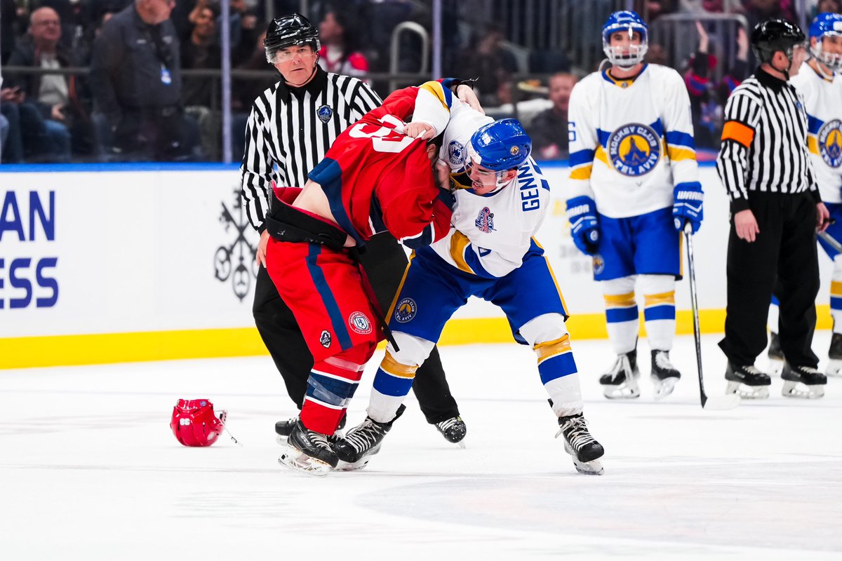 Gloves are off! 🥊 <a href="/IsraelHockey/">Israel Elite Hockey League</a>