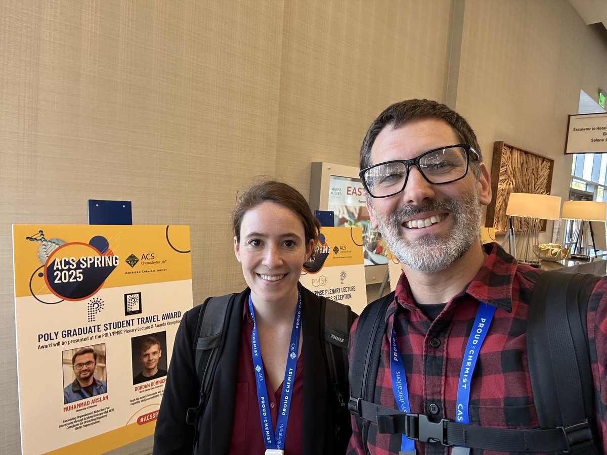 Eric A. Appel (@appelgroup) on Twitter photo At <a href="/acspmse/">ACS PMSE Division</a> with Shoshana Williams. Check out her talk on “Polyacrylamide-based copolymers to overcome antimicrobial resistance mechanisms” on Tuesday at 2pm in the Excellence in Graduate Polymer Research session (Pacific Ballroom Section 14 - Marriott)! At <a href="/acspmse/">ACS PMSE Division</a> with Shoshana Williams. Check out her talk on “Polyacrylamide-based copolymers to overcome antimicrobial resistance mechanisms” on Tuesday at 2pm in the Excellence in Graduate Polymer Research session (Pacific Ballroom Section 14 - Marriott)!