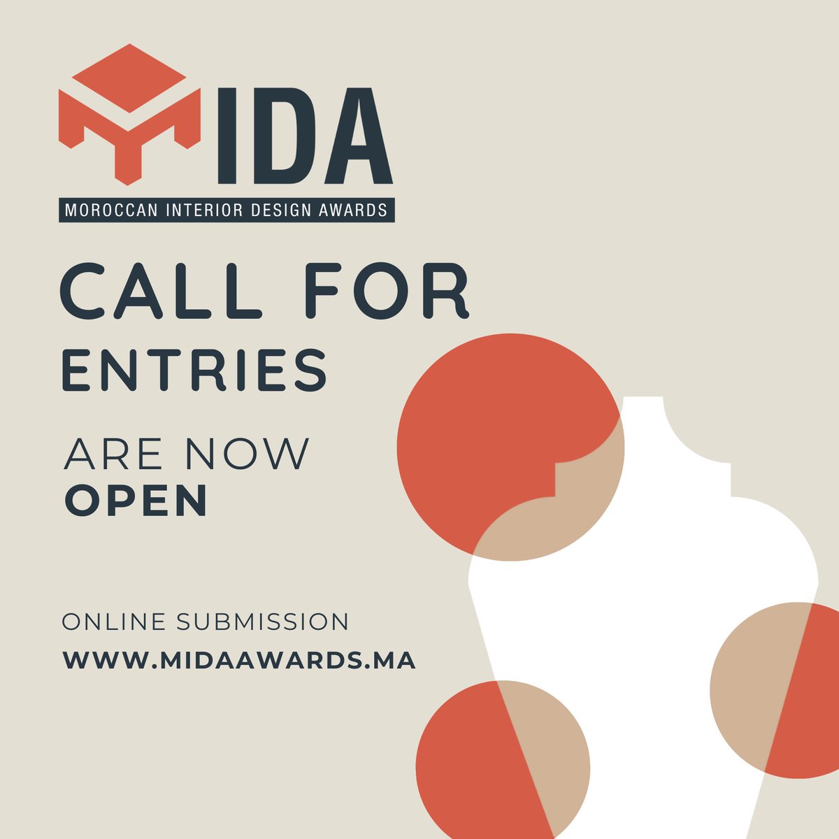 🎉 Les candidatures sont ouvertes !
Architectes, architectes d’intérieur, designers : à vous de jouer.
👉 Proposez vos projets dans l’une des 16 catégories des MIDA – Moroccan Interior Design Awards 2025
📍 Candidature en ligne sur midaawards.ma