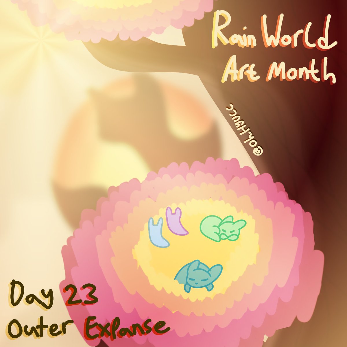 Oh_Hyucc's tweet photo. Rain World Art Month Day 23: Outer Expanse
#RainWorld #RainWorldArt #RainWorldFanart #RainWorldGame #OhHyucc #Art #Drawing #DigitalArt #Artist #Fanart #SlugCat #Scug #VideoCult #AdultSwimGames #RainWorldArtMonth #RWArtMonth #RWArtMonthDay23 #RWOuterExpanse #OuterExpanseRW https://t.co/bctZqOx0r5