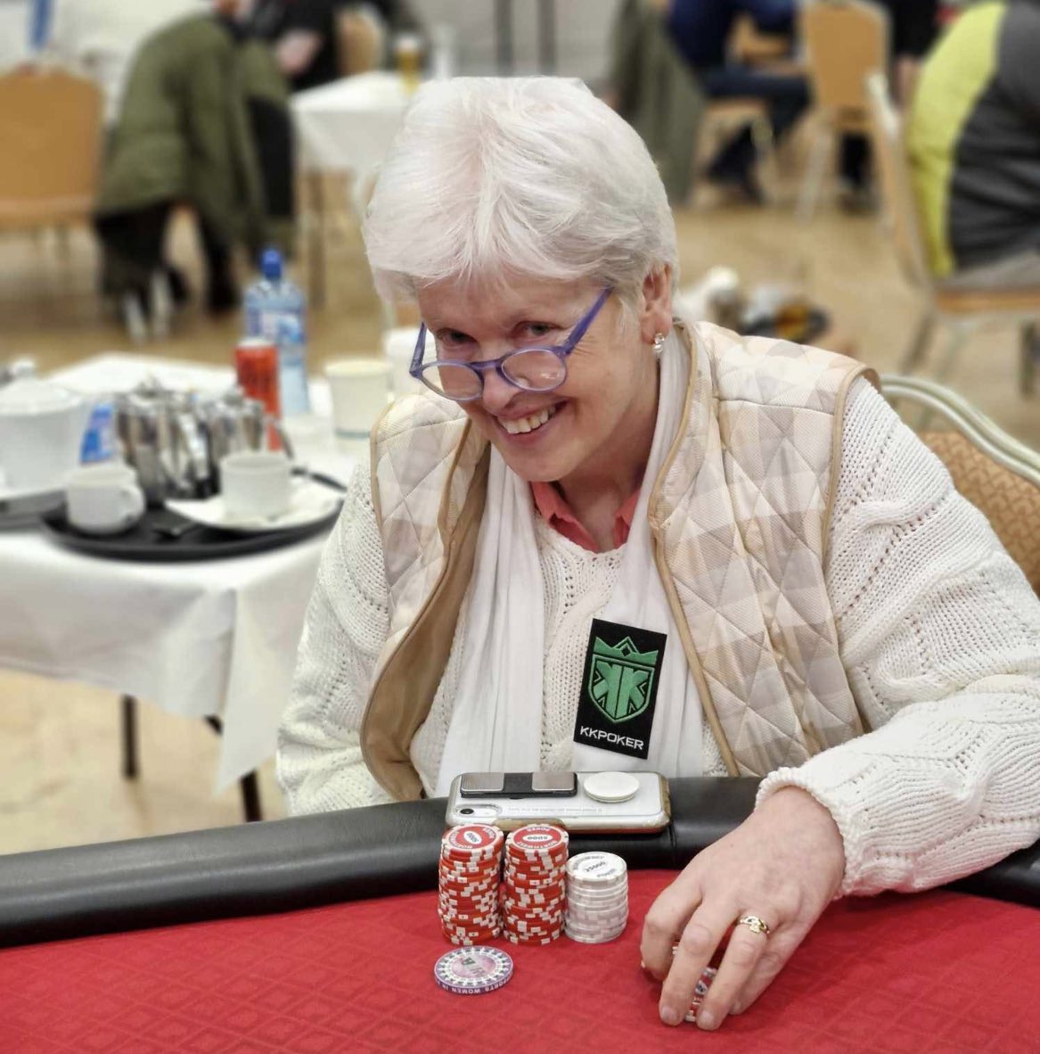 dklappin's tweet image. #ChipRaceRunGood strikes again as Annette chops the Mayo Masters!