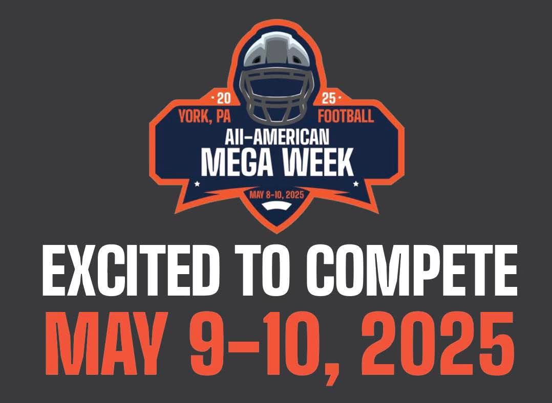 Thank you <a href="/CoachCregger/">Ben Cregger</a> &amp; <a href="/RussellStoner24/">Russell Stoner</a> for formally inviting me to there annual All-American mega practice on may 9th and 10th <a href="/AFL_YorkPA/">AFL York PA</a> #blessed