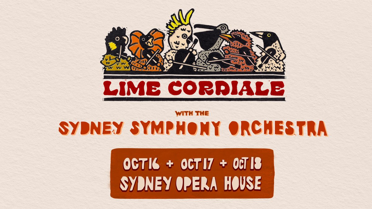 Sydney Symphony Orchestra (@sydsymph) on Twitter photo JUST ANNOUNCED! This October, we’re joining forces with Australian pop-rock group <a href="/limecordiale/">Lime Cordiale</a> for an electrifying concert at the <a href="/SydOperaHouse/">Sydney Opera House</a> Concert Hall.
Tickets go on sale Thursday 27 March, don’t miss out: sydsymph.com/4iRSdQI JUST ANNOUNCED! This October, we’re joining forces with Australian pop-rock group <a href="/limecordiale/">Lime Cordiale</a> for an electrifying concert at the <a href="/SydOperaHouse/">Sydney Opera House</a> Concert Hall.
Tickets go on sale Thursday 27 March, don’t miss out: sydsymph.com/4iRSdQI