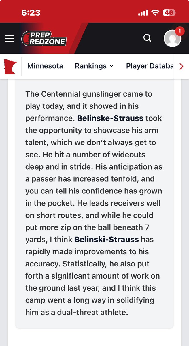 Isaac Belinske-Strauss (@isaacbelinske3) on Twitter photo Thank you <a href="/MNFBSpotlight/">MNFootballSpotlight</a> and <a href="/PrepRedzoneMN/">Prep Redzone Minnesota</a> for the write up! Had a great time! <a href="/CentCougsFB/">Centennial Cougar Football</a> <a href="/CoachDiggins/">Michael Diggins</a> <a href="/Mike_Diggins1/">Mike Diggins</a> <a href="/612Qs/">612 Quarterbacks</a> <a href="/CoachAntawan/">Coach Antawan</a> <a href="/CoachSchrenk/">James Schrenk</a> <a href="/CoachOkoi/">Cedric Okoi</a> <a href="/NWahlScouting/">Nate Wahl</a> <a href="/OJW_Scouting/">PrepRedzone Oliver</a> Thank you <a href="/MNFBSpotlight/">MNFootballSpotlight</a> and <a href="/PrepRedzoneMN/">Prep Redzone Minnesota</a> for the write up! Had a great time! <a href="/CentCougsFB/">Centennial Cougar Football</a> <a href="/CoachDiggins/">Michael Diggins</a> <a href="/Mike_Diggins1/">Mike Diggins</a> <a href="/612Qs/">612 Quarterbacks</a> <a href="/CoachAntawan/">Coach Antawan</a> <a href="/CoachSchrenk/">James Schrenk</a> <a href="/CoachOkoi/">Cedric Okoi</a> <a href="/NWahlScouting/">Nate Wahl</a> <a href="/OJW_Scouting/">PrepRedzone Oliver</a>