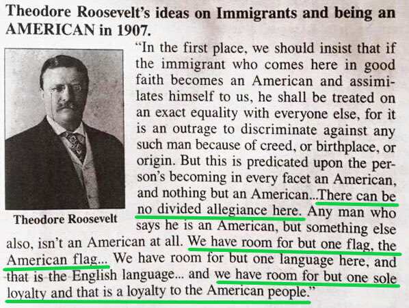 KodyonX's tweet photo. @LuckyMcGee "We have room for flag, the American flag." 🇺🇸
"We have room for but one sole loyalty and that is a loyalty to the American people." https://t.co/hB1tzTJLbY