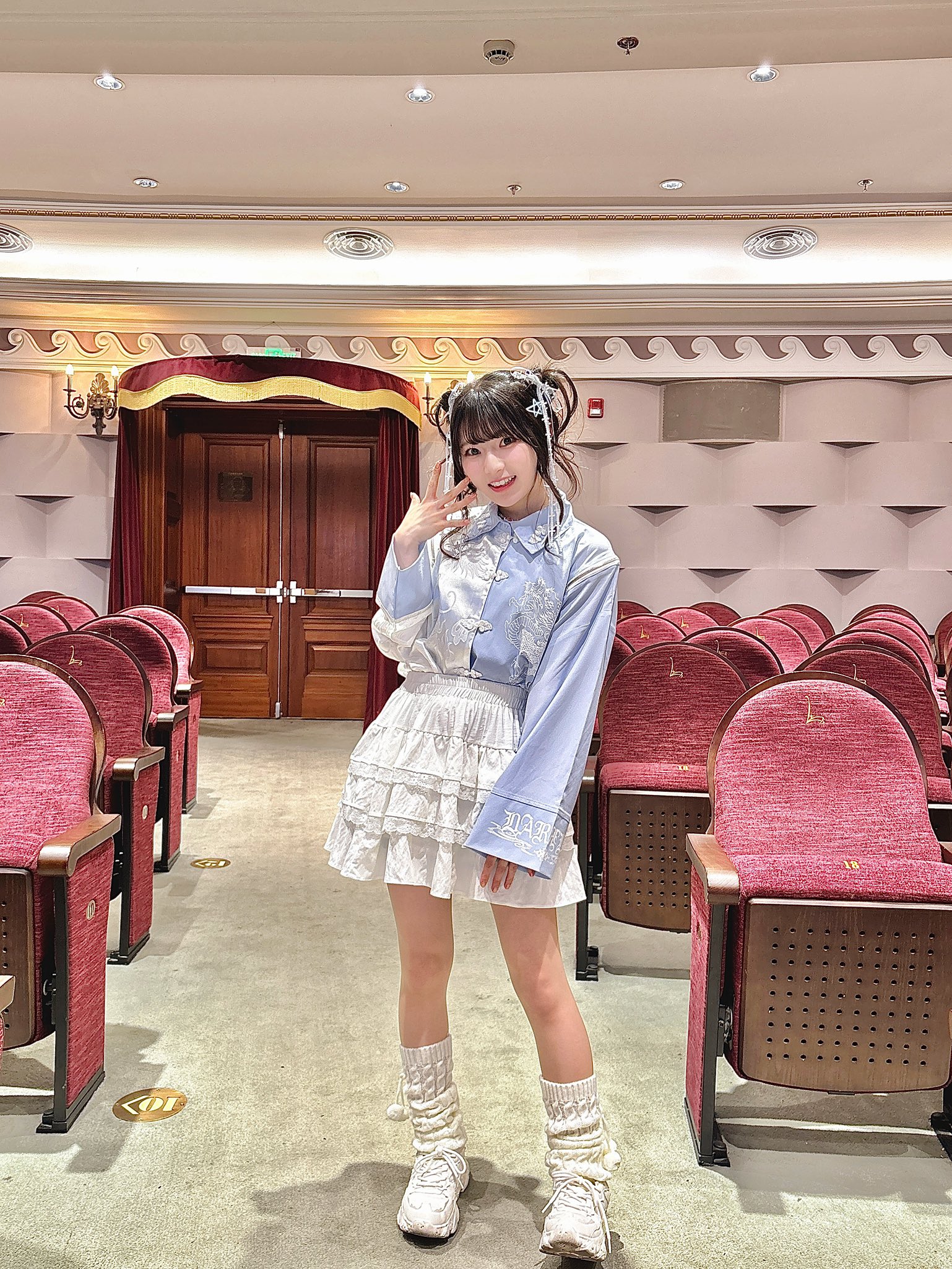 【直筆サイン入り】青木陽菜 上海ファンミーティング ブロマイド5枚 直筆サイン入り】青木陽菜 上海ファンミーティング ブロマイド5