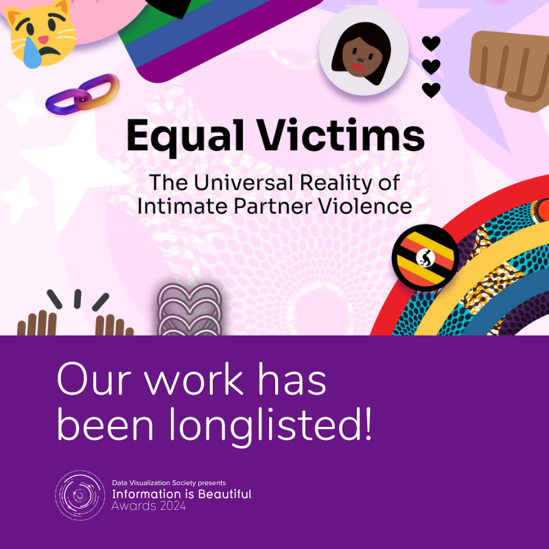 Our collaboration with
<a href="/data4change/">data4change</a> 
is longlisted for the #IIBAwards in the 'Unusual' category! It uses a symbol-based data collection and communication system designed by the community to safely share experiences of #IntimatePartnerViolence. More info informationisbeautifulawards.com/showcase/7446-…
