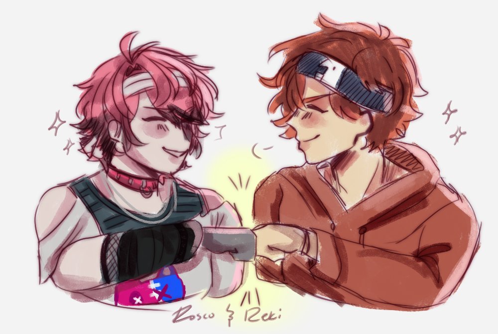 im having sk8 brainrot...and hear me out on rosco being reki coded.. i think they'd be friends