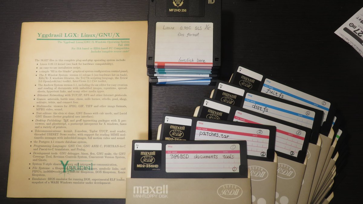 yoshi_kaw's tweet image. Archaeology: Excavating Fossils
考古学: 化石を発掘する

#Unix #Linux #BSD #OS_9 #Modula_2