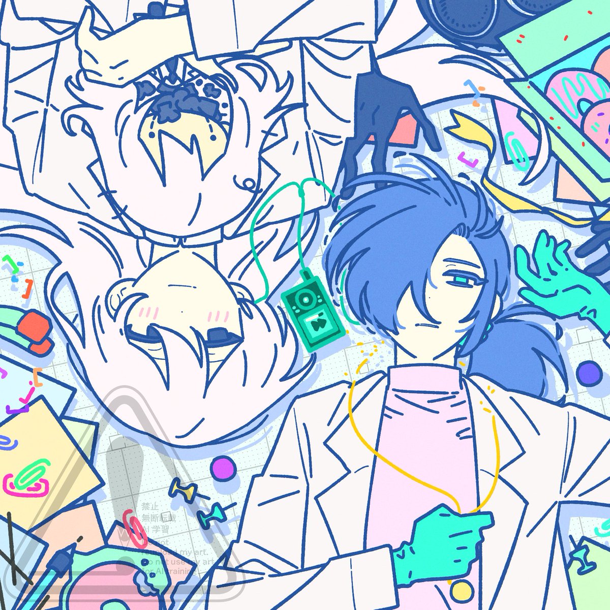 앨범 커버 컨셉 일러스트~