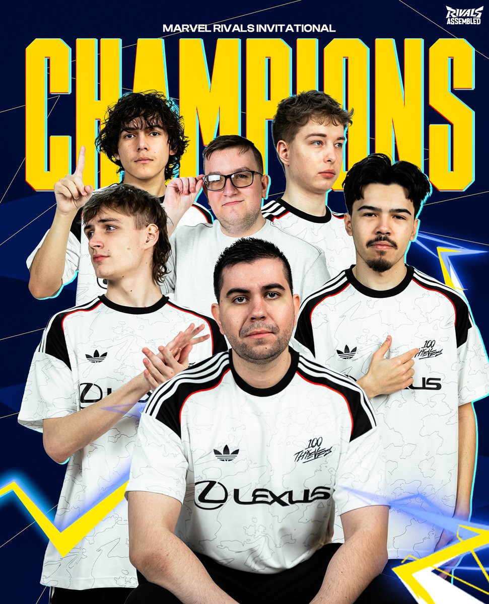 YOUR $100,000 NA MARVEL RIVALS INVITATIONAL CHAMPS 🏆

<a href="/100T_Esports/">100 Thieves Esports</a>