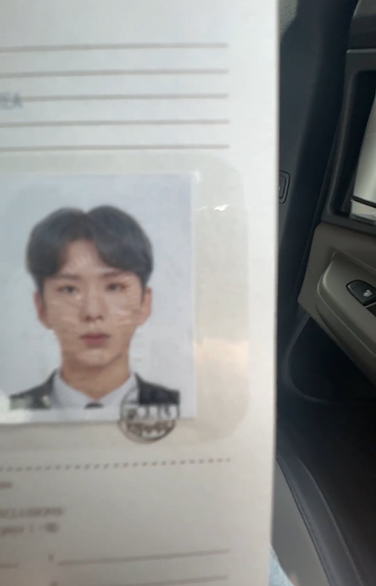 부하하 아이돌 메이크업한 면허증 사진