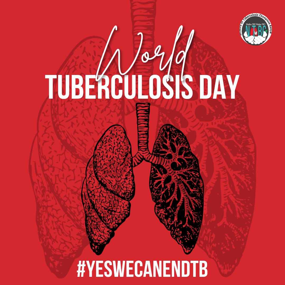 TBChampions_ke's tweet photo. On this #WorldTBDay we renew our commitment to raising awareness, supporting those affected and driving action towards a TB-free future. Let's amplify our voices and work together to #YesWeCanEndTB https://t.co/LSl48vNzss