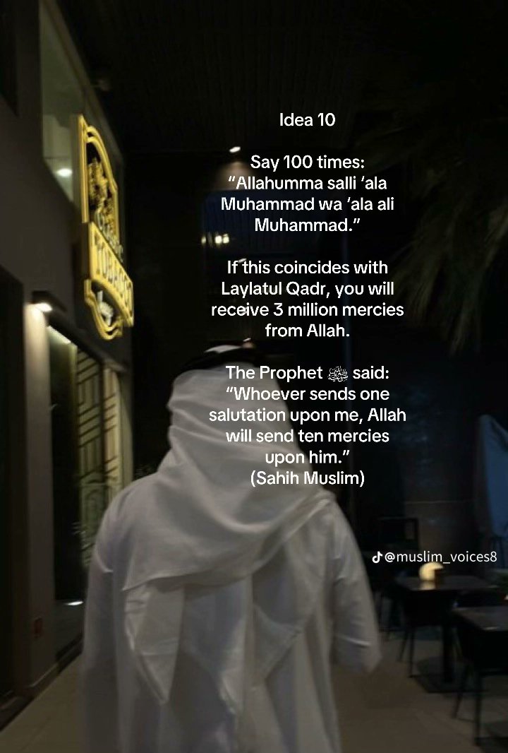 Arh43k's tweet photo. Eleven ideas for last 10 days of Holy month of Ramadan https://t.co/gkXULUUga2