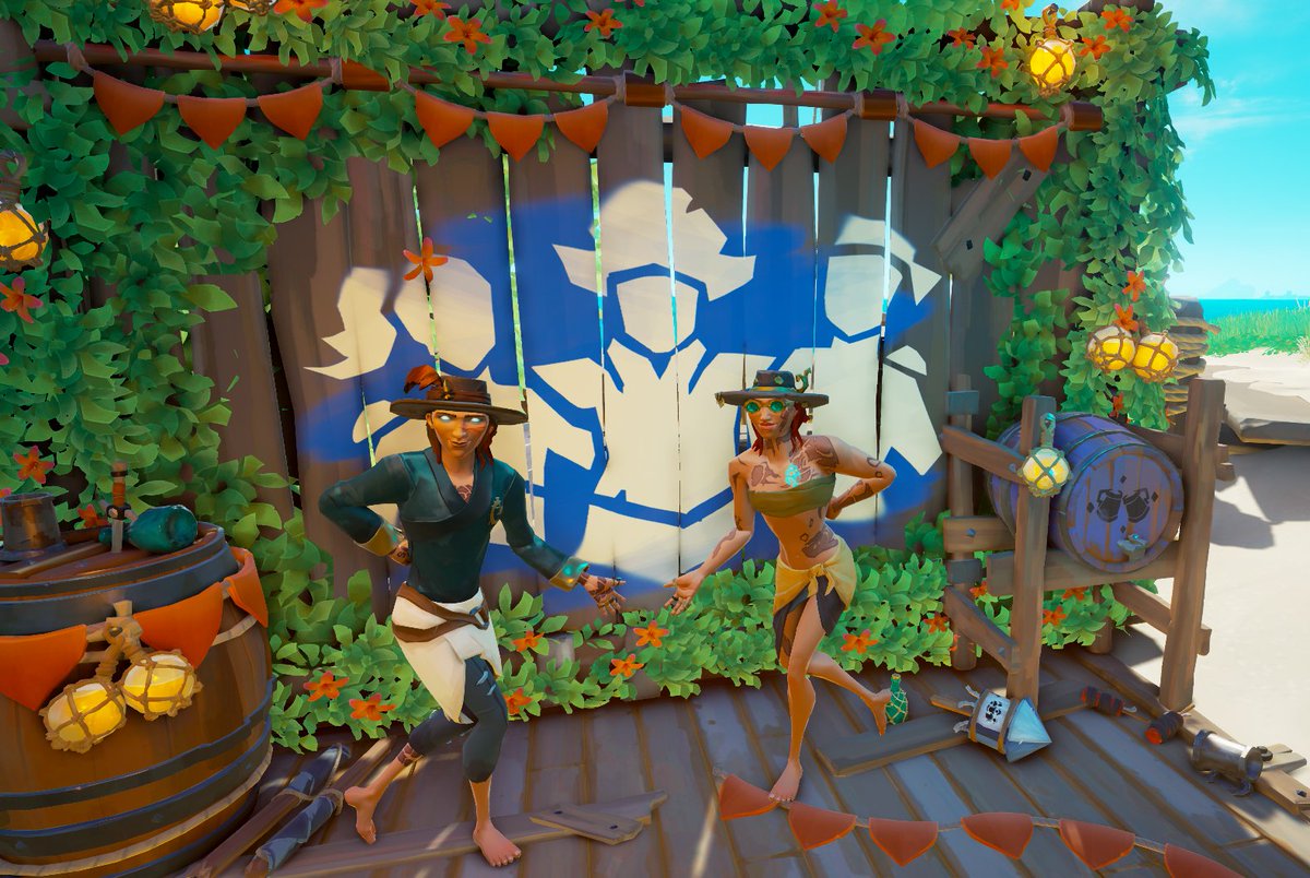 TheRealJoskTV's tweet photo. What a great community weekend and anniversary event with @IntrMat !   #BeMorePirate #SeaOfThieves https://t.co/f28rtJbDzb