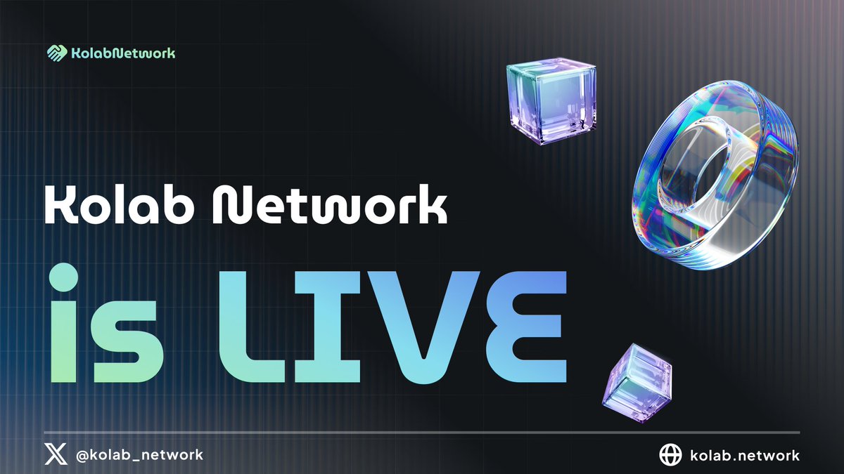 kolab_network's tweet image. 📢 Kolab Network is LIVE 🔥

We are a unique marketing, investment &amp;amp; collaborations for the #Web3 space.

Looking to level up your Web3 project? See how we can help: kolab.network

Contact us for more information ✉️

#KolabNetwork #Blockchain #Collaboration