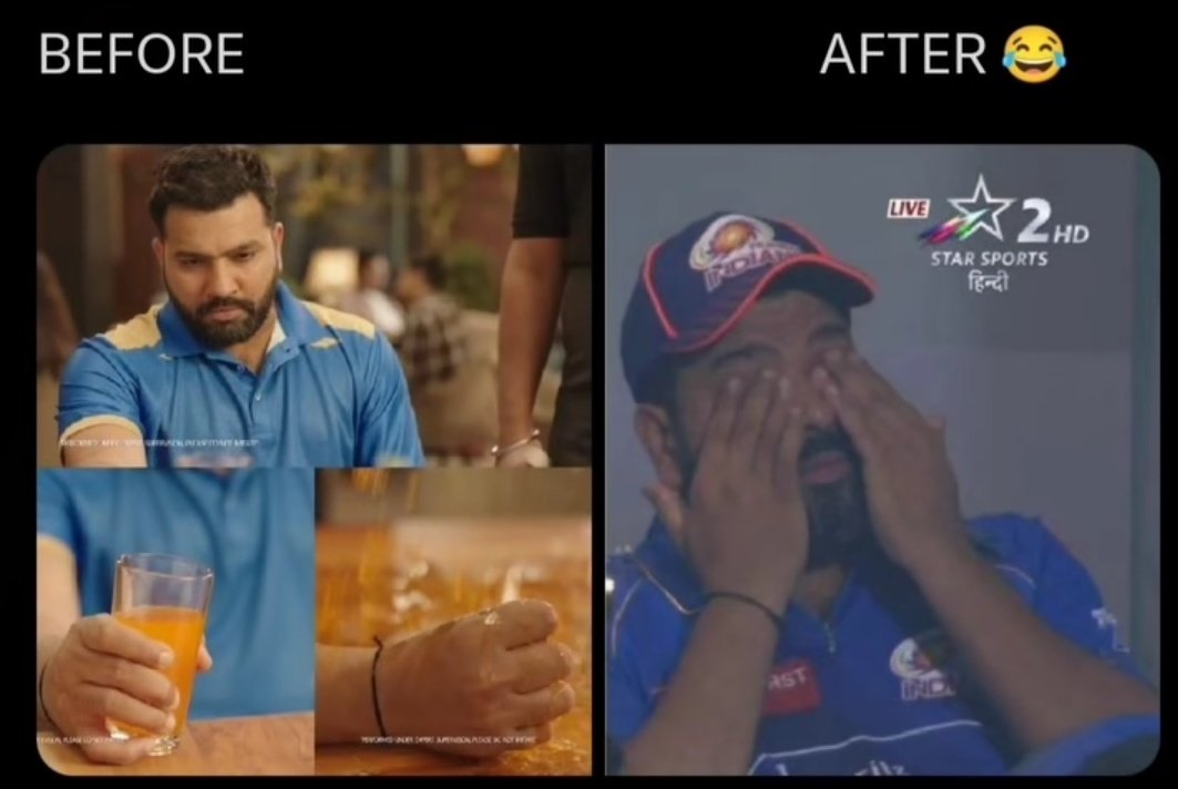 Reel vs Real 😂🤣 
Before🤣 After🥺
#CSKvsMI 
#CSKWin