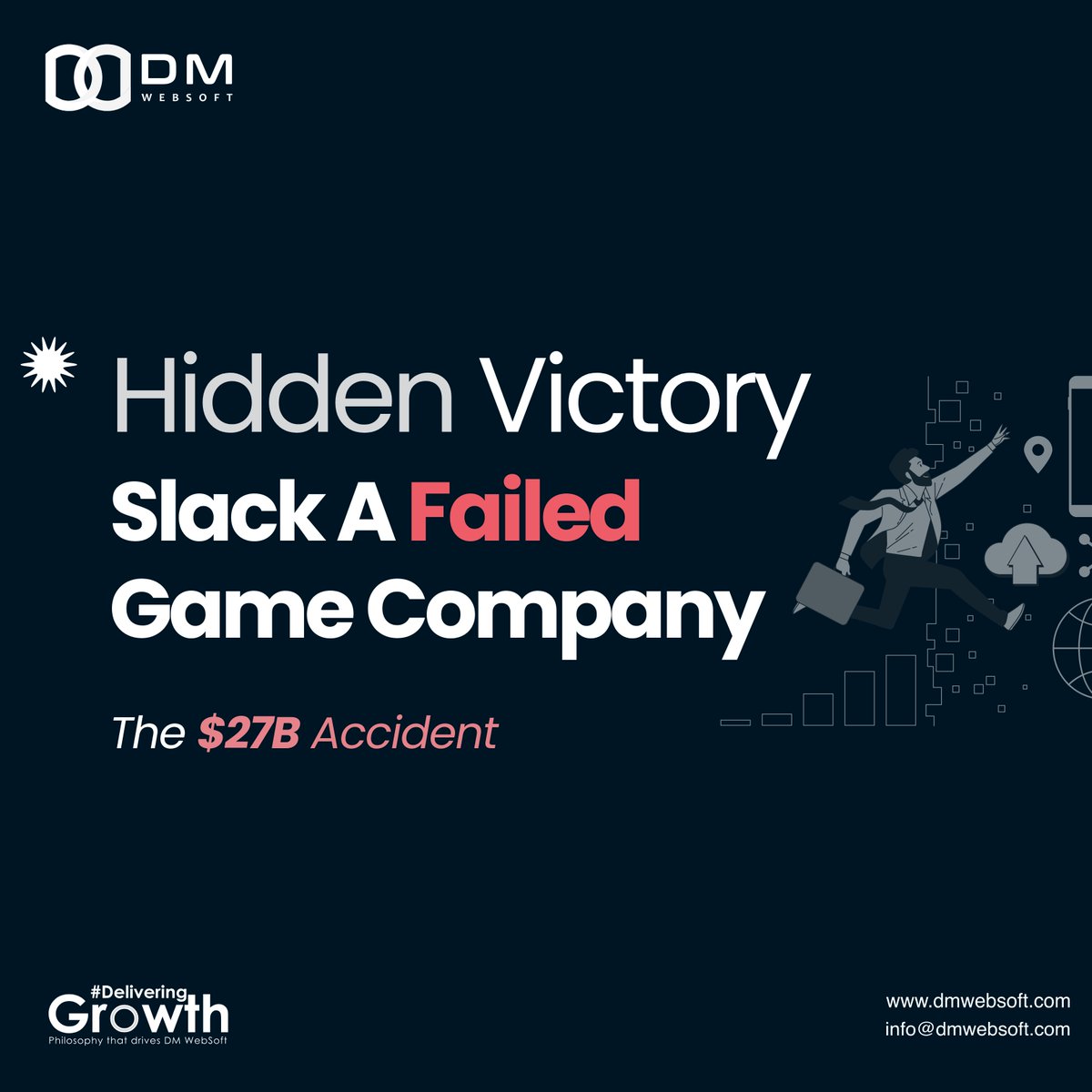 DWebsoft's tweet photo. From $1B mistakes to $27B accidents — some failures hit hard, but others build empires.

Instagram's billion-dollar blunder, Slack’s surprising success story, and Facebook’s legendary rise — tech failures are more than just mistakes; they're hidden victories wrapped in lessons. https://t.co/8O2vHKKKTZ