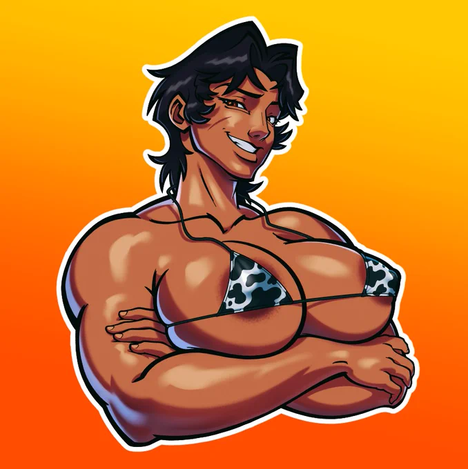 working on some sexy sticker ideas... i applied to fanime silver island and if I get in i'm planning on making a bunch of big fancy horny stickers of my OCs and MGS characters :D IF I DONT get in ill be putting them up in the shop regardless 